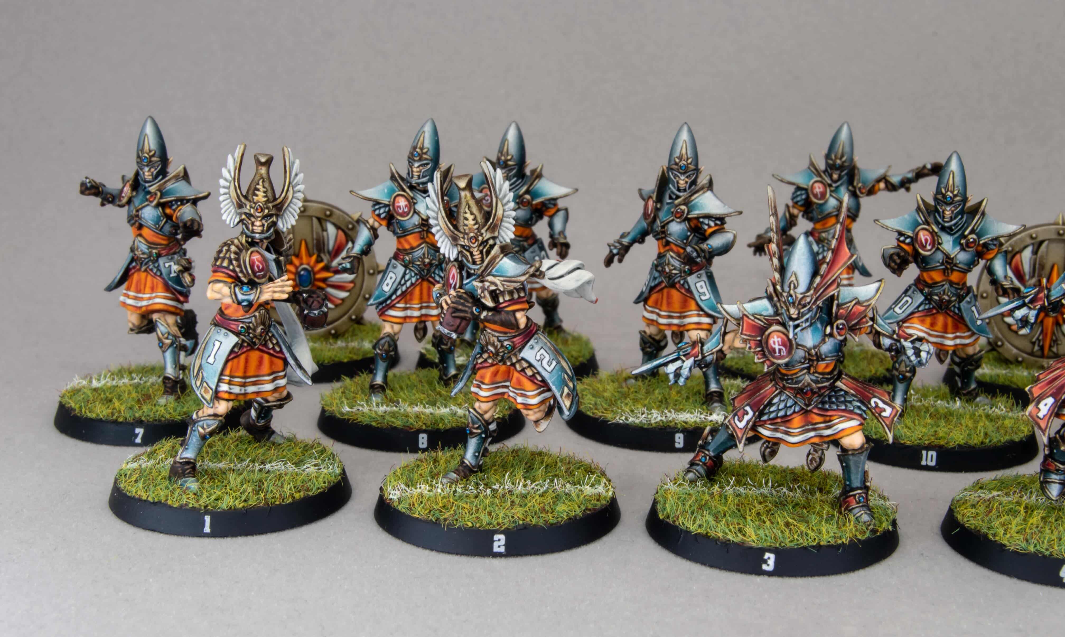 The High Elves team, close-up view #1
